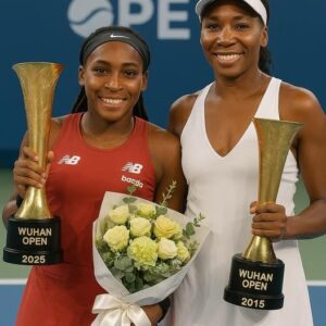 Coco Gauff becomes the first Black woman to win the Wuhan Open since Venus Williams won it in 2015