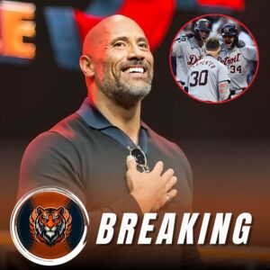 Breaking News: The Rock has once again shown his passionate love for MLB, revealing his dream of owning a piece of the team. The People's Champion is reportedly eager to buy a stake in the Tigers, hoping to bring his energy and star power to the world of baseball.lingcute