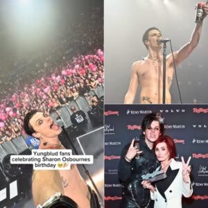 Heartwarming Moment on Stage: Yungblud Pauses His Detroit Concert to Lead Crowd in Singing “Happy Birthday” to Sharon Osbourne, Showing Respect and Affection for Rock Legend’s Wife