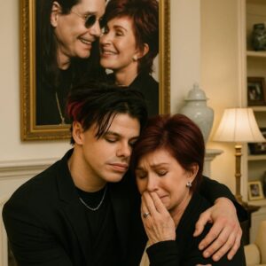 YUNGBLUD COMFORTS A TEARFUL SHARON OSBOURNE AS SHE RECEIVES OZZY’S FINAL GIFT — A HEARTBREAKING MOMENT THAT LEFT EVERYONE IN SILENCE