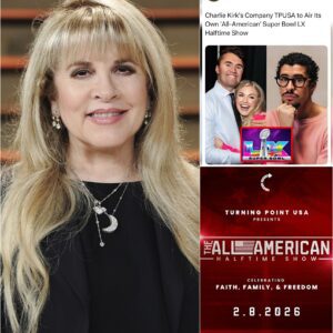 STEVIE NICKS DONATES $7 MILLION TO TURNING POINT USA FOR “ALL-AMERICAN HALFTIME SHOW”_cz