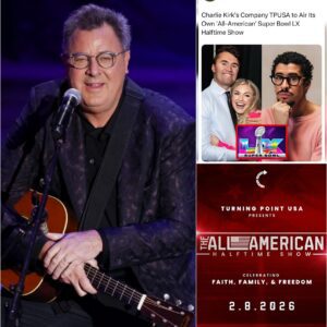 BREAKING NEWS: Vince Gill Donates $7 Million to Turning Point USA for “All-American Halftime Show”_cz