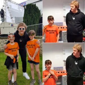Heartwarming Scene: Lewis Capaldi Sings Beside His Deaf 10-Year-Old Fan Using Sign Language During an Emotional Backstage Encounter. ws