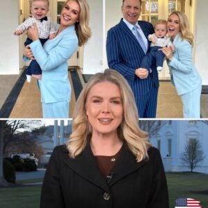 A surprise visit: Press Secretary Karoline Leavitt shares new photos with husband and baby boy at work