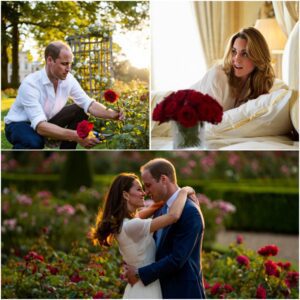 ROSES AT DAWN — THE SWEETEST ROYAL SURPRISE! Move over, grand gestures — sometimes love blooms quietly in the early morning light.