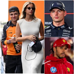 “She’s a woman, what does she know about F1, and she still wants to act smart… SHUT UP…” – Lewis Hamilton stood up for Max Verstappen after Lando Norris’s girlfriend made insulting remarks.