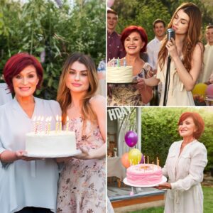 Aimee Osbourne just brought the whole audience to tears at her mother's 73rd birthday! nh