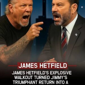 🔥 BREAKING: THE NIGHT JIMMY KIMMEL’S COMEBACK TURNED INTO A LIVE MELTDOWN WITH JAMES HETFIELD — A CLASH NO ONE COULD HAVE SCRIPTED nn