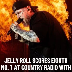Jelly Roll's "Heart of Stone" has risen to the No. 1 spot on both Mediabase and Billboard Country Airplay