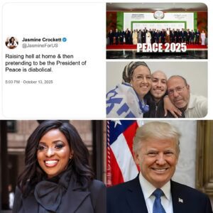 Jasmine Crockett Sparks Outrage After Blasting Trump’s Gaza Peace Deal NN