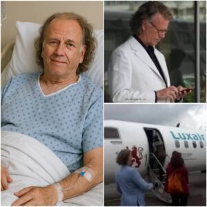 World in shock: André Rieu suffers a serious health emergency mid-flight! What was meant to be a normal journey turned into a nightmare when the “King of Waltz” suddenly collapsed in midair