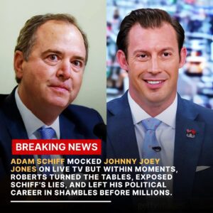 When Congressman Adam Schiff decided to take a jab at Fox News host and Marine veteran Johnny Joey Jones during a nationally televised Senate hearing