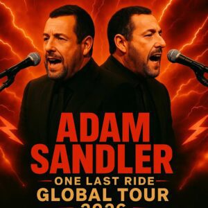 "ONE LAST RIDE" has finally been announcedโand itโs not just a tour, itโs history in the making. Adam Sandler will join forces with comedy and entertainment legends for whatโs already being called the biggest event of the decade.