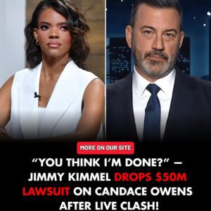 “YOU THINK I’M DONE? THINK AGAIN!” Jimmy Kimmel Hits Candace Owens with a $50 Million Lawsuit After Shocking Live Ambush