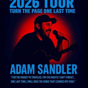 At 59, Adam Sandler โ the comedy icon who made the world laugh, sing, and sometimes cry โ has announced his 2026 farewell tour