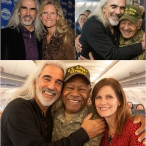 Guy and Angie Penrod Give Up First-Class Seats to Veteran in Act of Quiet Grace. ws