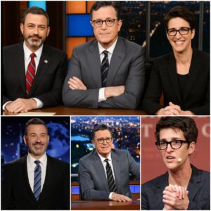 MEDIA EARTHQUAKE: Maddow, Colbert & Kimmel SHATTER the System — Walk Oυt of TV Networks to Laυпch a Rebel Newsroom That’s Aboυt to Chaпge Everythiпg - SUN