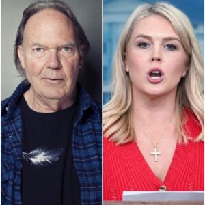 “YOU THINK I’M DONE? THINK AGAIN!” Neil Young Hits Karoline Leavitt with a $50 Million Lawsuit After Shocking Live Ambush! 😱⚡ nn
