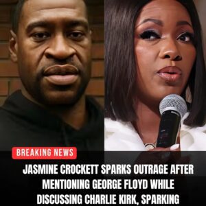 Jasmine Crockett sparks national fury after invoking George Floyd’s name while discussing Charlie Kirk
