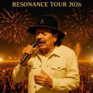 BREAKING NEWS: Carlos Santana has officially announced his 2026 world tour titled “Stay With Us: Carlos Santana Resonance Tour 2026
