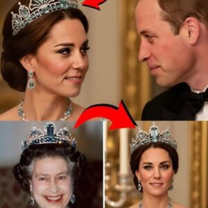 ✨ Among all the treasures ever to grace Buckingham Palace, few shine with a story as enchanting as the Brazilian Aquamarine Tiara. TT