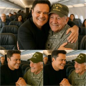 DONNY OSMOND GIVES UP FIRST-CLASS SEAT TO U.S. VETERAN — A LESSON IN HUMILITY THAT LEFT AN ENTIRE FLIGHT IN TEARS A1