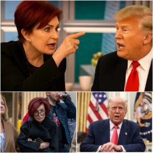 Sharon Osbourne's Fiery Stage Eruption: "Burn My Microphone" Tirade Ignites War on Trump and Bezos nh