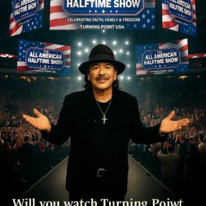 Carlos Santana Joins “The All-American Halftime Show” — A Performance That Could Redefine Super Bowl History