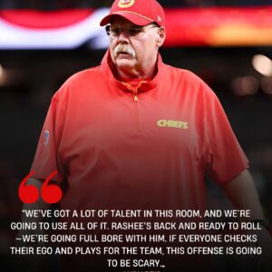 🔥BREAKING NEWS: Andy Reid Warns Chiefs’ Wide Receivers to ‘Check Egos’ as Rashee Rice Returns from Suspension - H