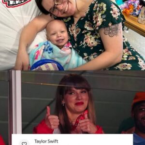 TAYLOR SWIFT AND TRAVIS KELCE MELT HEARTS WITH $100,000 DONATION TO 2-YEAR-OLD LILAH BATTLING STAGE IV CANCER 💛❤️ - H