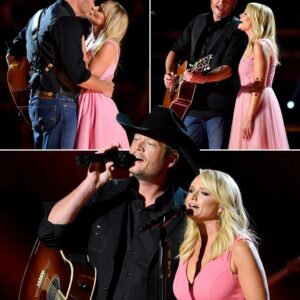 “I never thought I’d sing this song with you again…” Miranda said softly, her voice trembling. Then Blake Shelton stepped into the light, and the arena exploded in shock and awe.