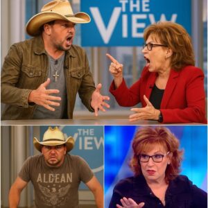 “Say it again. I dare you.” — that’s all Jason Aldean said before Joy Behar reached into her bag, pulled out her phone… and hit play.