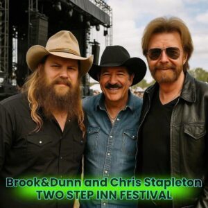 “Country Music Legends Unite: Chris Stapleton and Brooks & Dunn Set to Deliver an Unforgettable Live Performance at the Two Step Inn Festival This April – A Night Fans of Heartfelt Vocals and Timeless Hits Won’t Want to Miss!”