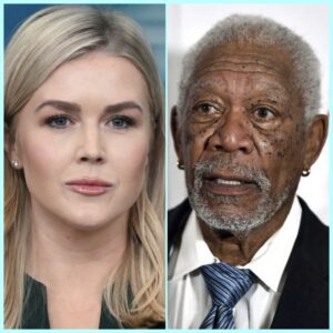 LIVE TV SHOWDOWN: Morgan Freeman’s Chilling One-Liner STUNS Karoline Leavitt Into Silence — One Glance, One Sentence, and the Room Stops Cold - H