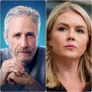“You think I’m done? Think again!” — Jon Stewart Hits Karoline Leavitt with a $50 Million Lawsuit After Shocking Live Ambush 🎙️ TT