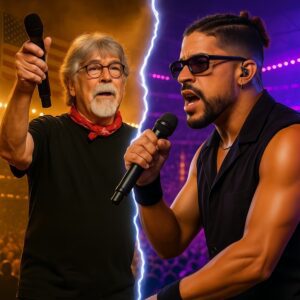 “COUNTRY LEGEND VS. LATIN ICON — WHO SHOULD OWN THE HALFTIME?”.– heleп