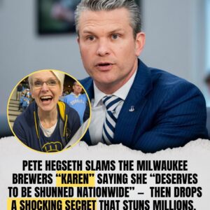 Social media is on fire after Pete Hegseth dropped a scathing takedown of the Milwaukee Brewers “Karen” — calling for her to be
