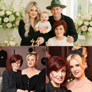 Kelly Osbourne throws mum Sharon a sweet surprise at the family home on her first birthday since Ozzy's death nh