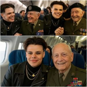 YUNGBLUD’s Heartfelt Gesture: The Rock Star Who Gave Up His First-Class Seat to a Veteran — and What He Did Next Shocked Everyone