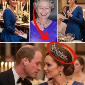 💥💙 The King George VI Sapphire Tiara is set to shine brilliantly on the Princess of Wales.🌸.TT