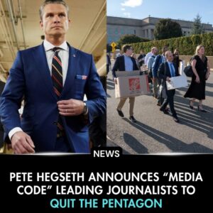 Pete Hegseth announced the new “Media Code” causing a series of angry journalists to quit their jobs in protest