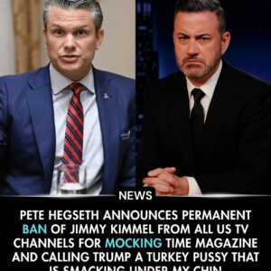 LATEST NEWS: Pete Hegseth announced a permanent b@n on JIMMY KIMMEL from all American television