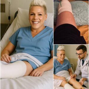 SAD NEWS: P!NK SUFFERS BROKEN LEG AFTER FALL — SURGERY DONE, BUT HER CONDITION RAISES MORE QUESTIONS 💔 nh