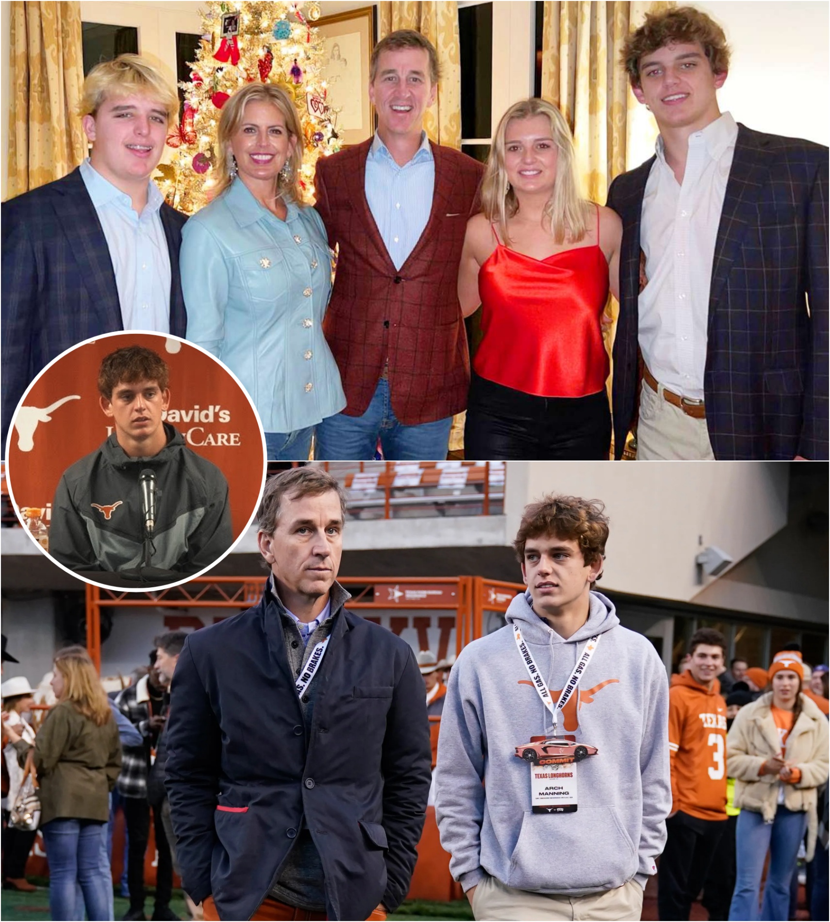 Sad news: Fans are worried and praying after player Arch Manning revealed that he had just received news from doctors about his father Cooper Manning’s health condition. Could this be the reason behind Arch Manning’s recent poor performance? to
