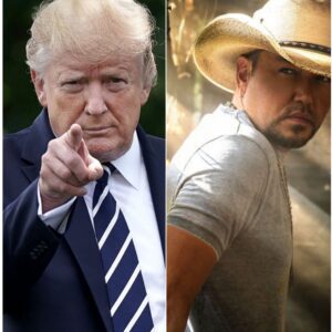 “ENOUGH IS ENOUGH — TAKE IT DOWN!” – Jason Aldean Pulls All Music from Amazon After Shocking Clash with Trump Over Bezos Support