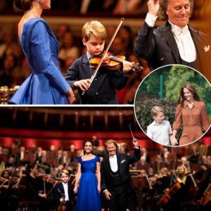PRINCESS KATE, ANDRÉ RIEU & PRINCE GEORGE SHARE A STAGE IN A MOMENT THAT REDEFINED MAJESTY!!!