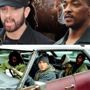 Anthony Mackie Stuns Fans: Eminem Turned His Real-Life Story Into a Savage “8 Mile” Rap Battle Jab 😳🔥✨ RT