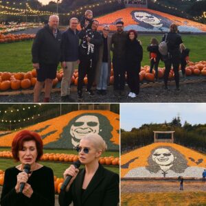 Pumpkins of the Prince: Osbourne Family's Tearful Tribute at Hampshire's Ozzy Mural nh