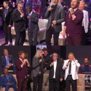 On that stage in Greenville, the Gaither Vocal Band didn’t just sing. They confessed. Every harmony felt like a heartbeat finding its way home, every note a tear turned into truth. ws