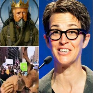 RACHEL MADDOW CRITICIZES T.R.U.M.P'S BIZARRE "KING T.R.U.M.P" VIDEO — A CROWN